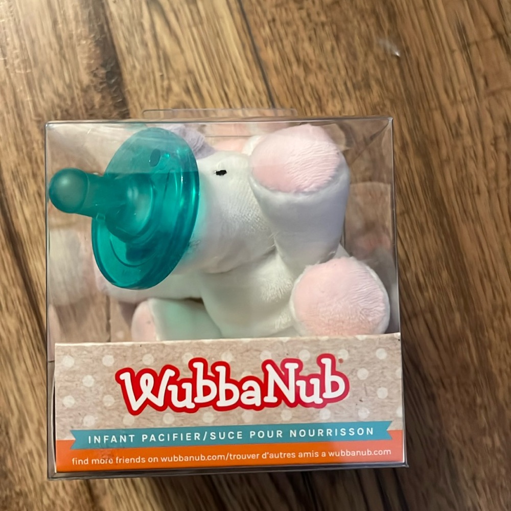 NWT Unicorn WubbaNub Pacifier